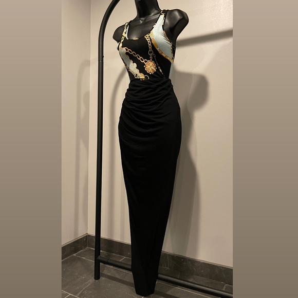 Helmut Lang Blk Drawstring Skirt Size M